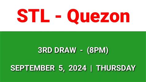 stl quezon result today 8pm